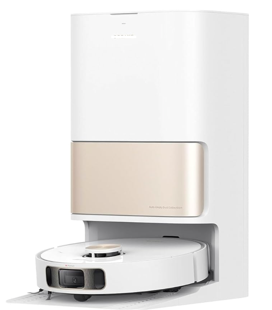 Robot Aspiradora y Trapeador Extraíble y Elevable, Succión de 12 000 Pa