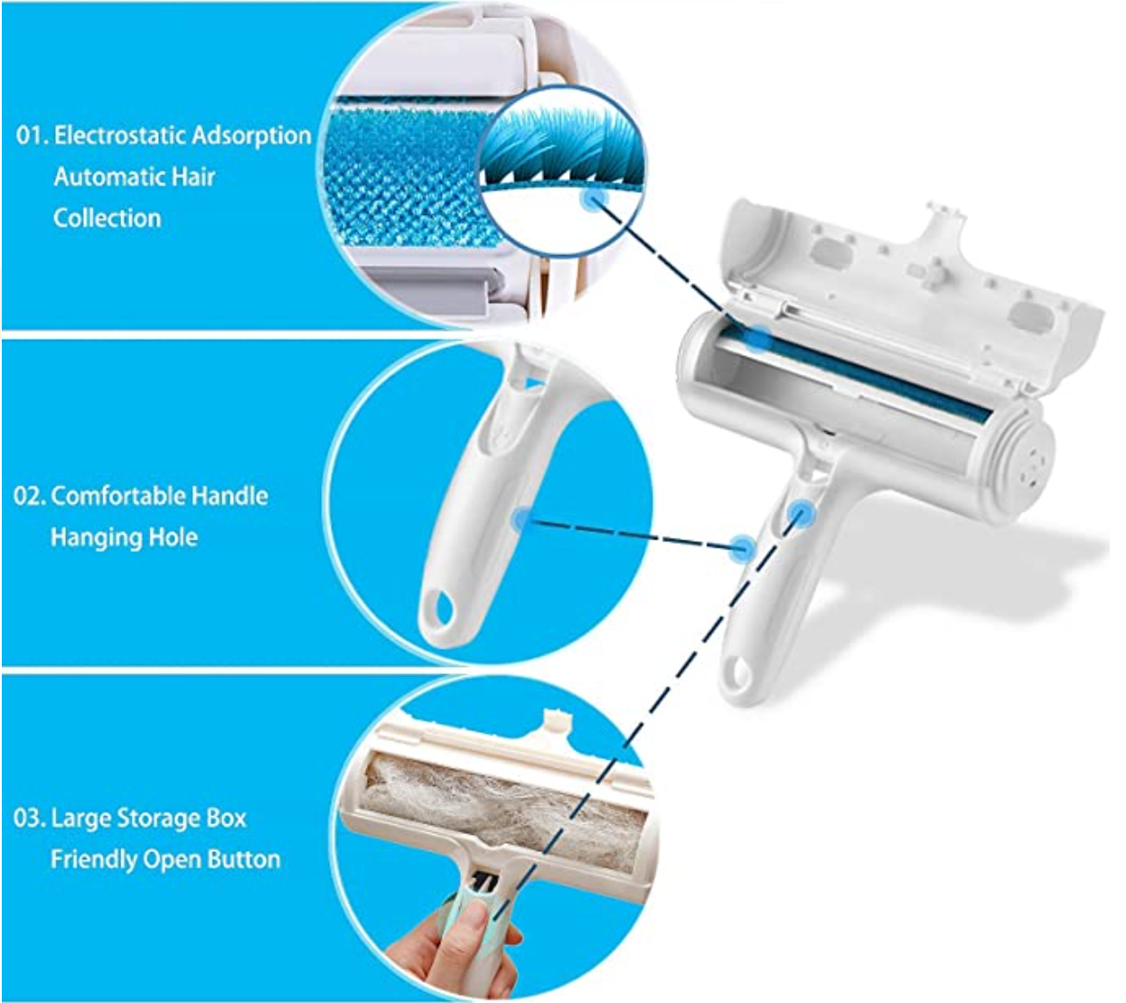Rodillo para pelo de mascotas