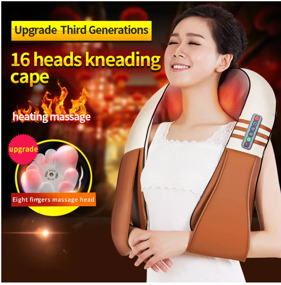 Masajeador Cuello Espalda Hombro Función De Calor