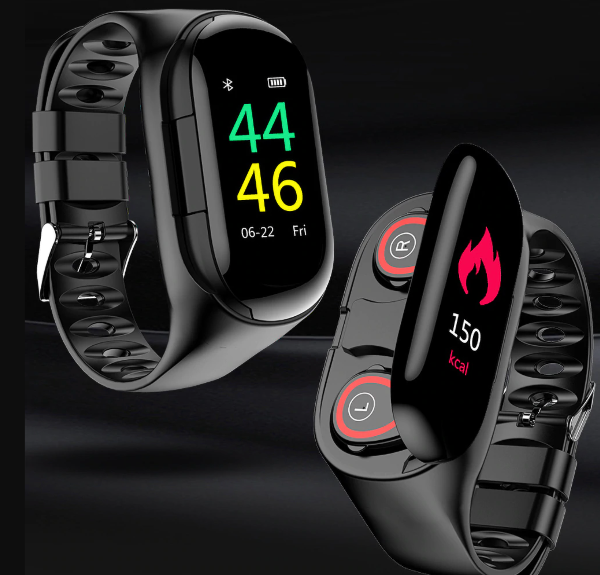 Smartwatch con Auriculares contra agua IP6