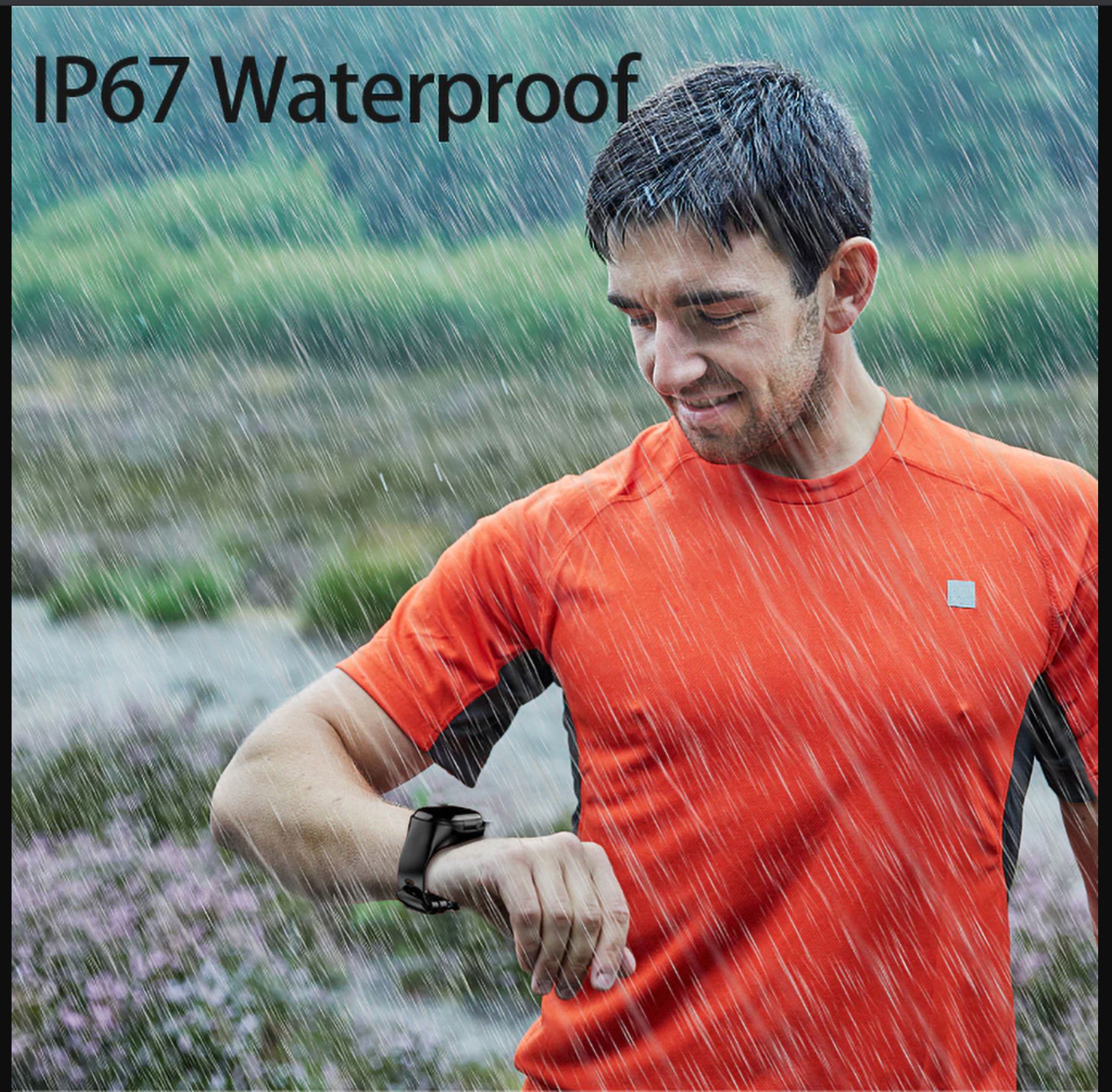 Smartwatch con Auriculares contra agua IP6