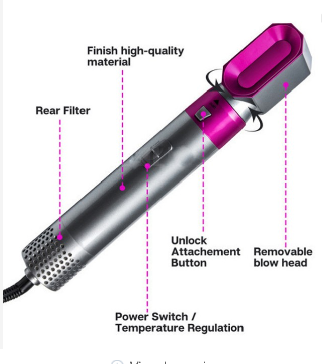 Rizador de pelo 5 en 1 multifuncional