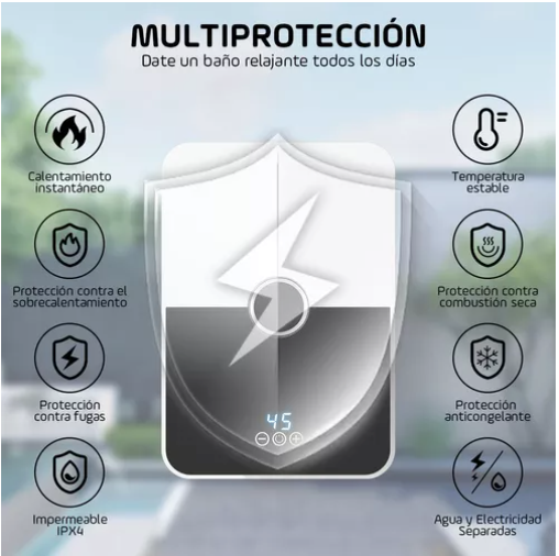 Calentador de Agua Instantáneo