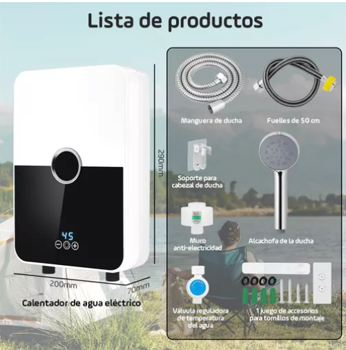 Calentador de Agua Instantáneo